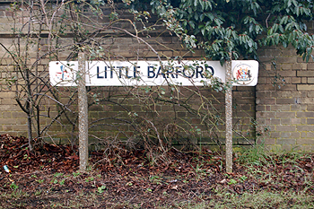 Little Barford sign February 2010